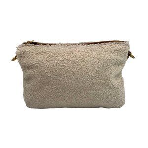 Style & Co Sherpa Faux Fur Double Compartment Crossbody